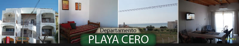 Playa Cero - Dpto 5/6 personas - Las Grutas
