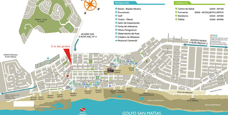 Plano de Las Grutas