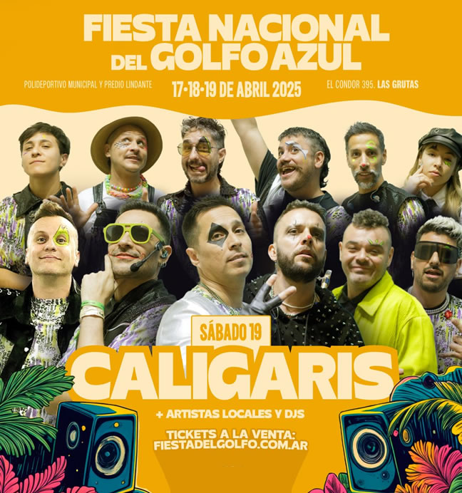 FIESTA DEL GOLFO LAS GRUTAS 2025